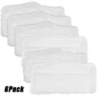 6 Pack Replacement Washable Cleaning Pad for Shark Steam & Spray Mop SK S series