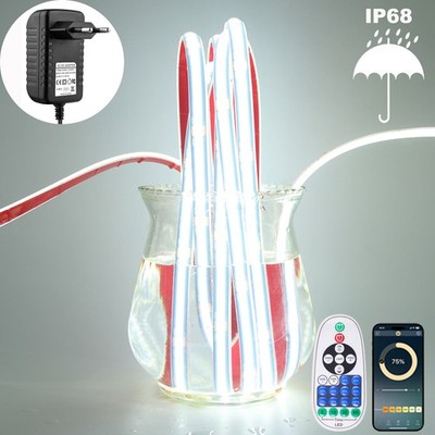IP68 Wasserdichter COB LED-Streifen 12V/24V dimmbar Bluetooth/WiFi Self-Adhesive