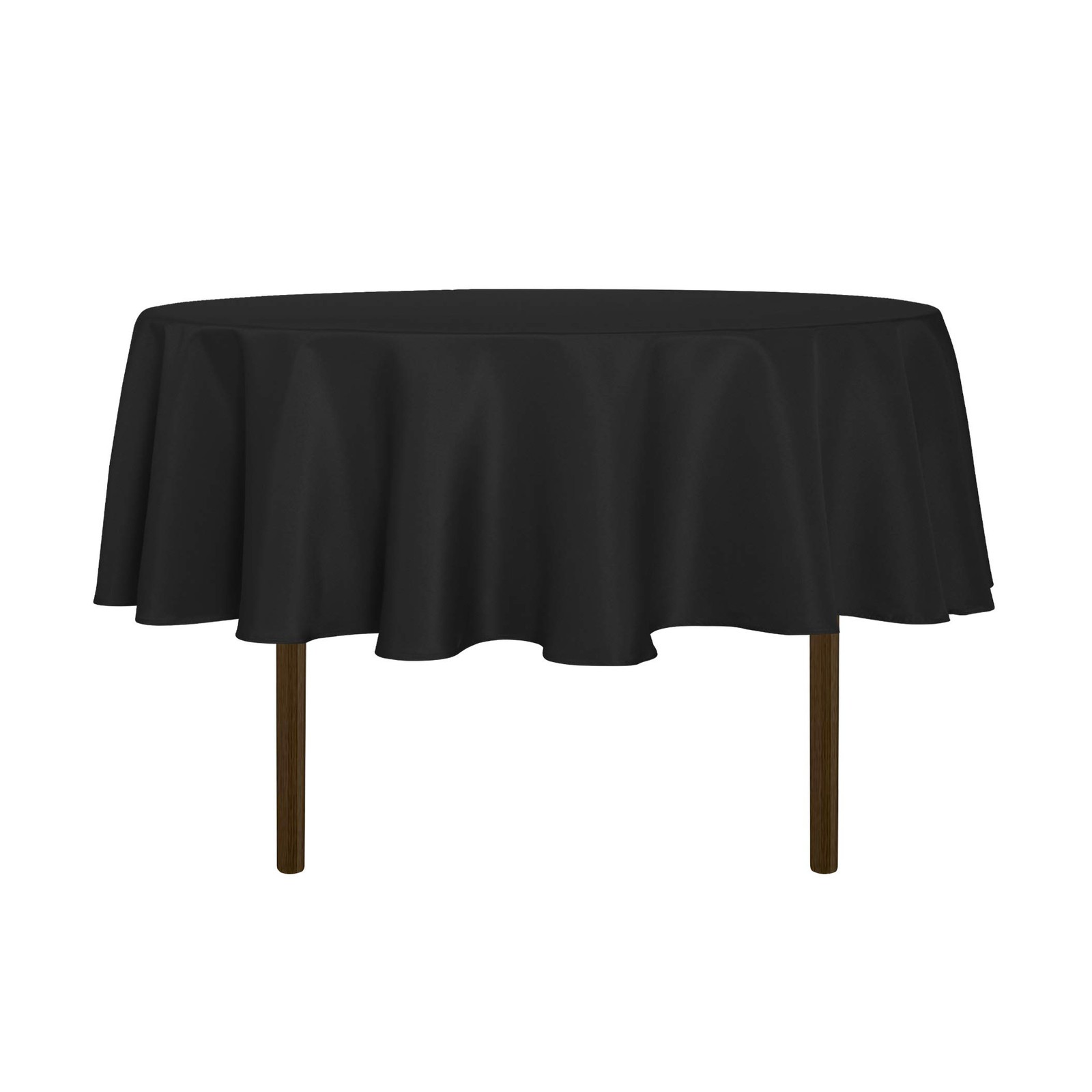 Round Tablecloth - 60 Inch - Water Resistant Spill Proof Was