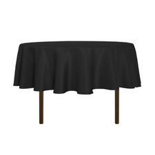 Round Tablecloth - 60 Inch - Water Resistant Spill Proof Washable Polyester Tabl