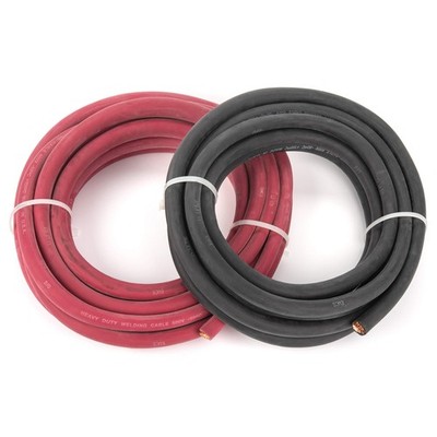 EWCS 2/0 Gauge Premium Extra Flexible Welding Cable 600 Volt - Combo Pack - B...