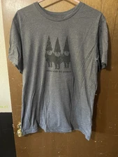 Vintage David & Goliath “Chillin With My Gnomies” Dark Gray T-shirt Size L