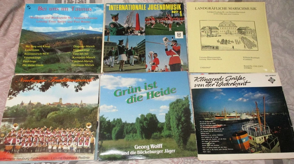 24 x Marsch/Militär Musik ,Fanfaren,Polizei-Märsche, etc. aus Nachlaß - Bild 2 von 4