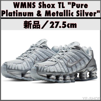 【Nike】Shox TL Pure Platinum and llic Silver Women's Shox TL 'Pure Platinum and Metallic Silver' (AR3566