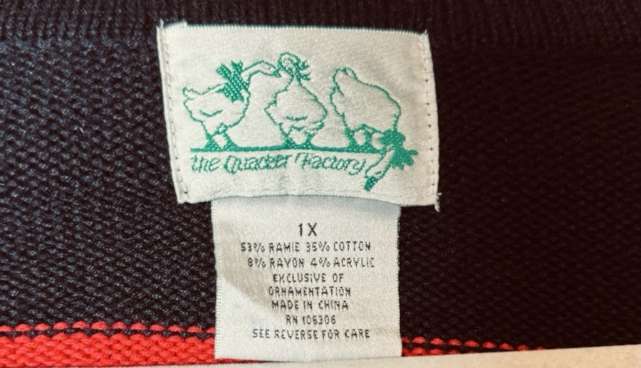 Quacker Factory 1X Snowman Patchwork Christmas Ca… - image 6