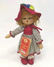 LENCI Bambola Originale , vintage, anni 70, panno lenci, altezza 25 cm. #AA