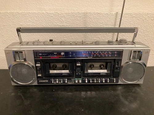 BOOMBOX SANYO M-W25K Japan Vintage Cassette Player