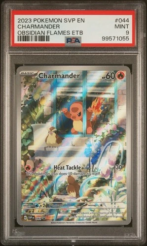 Pokémon Charmander 044 Sv: Scarlet & Violet Promo Cards Promo Holo 2023 PSA 9