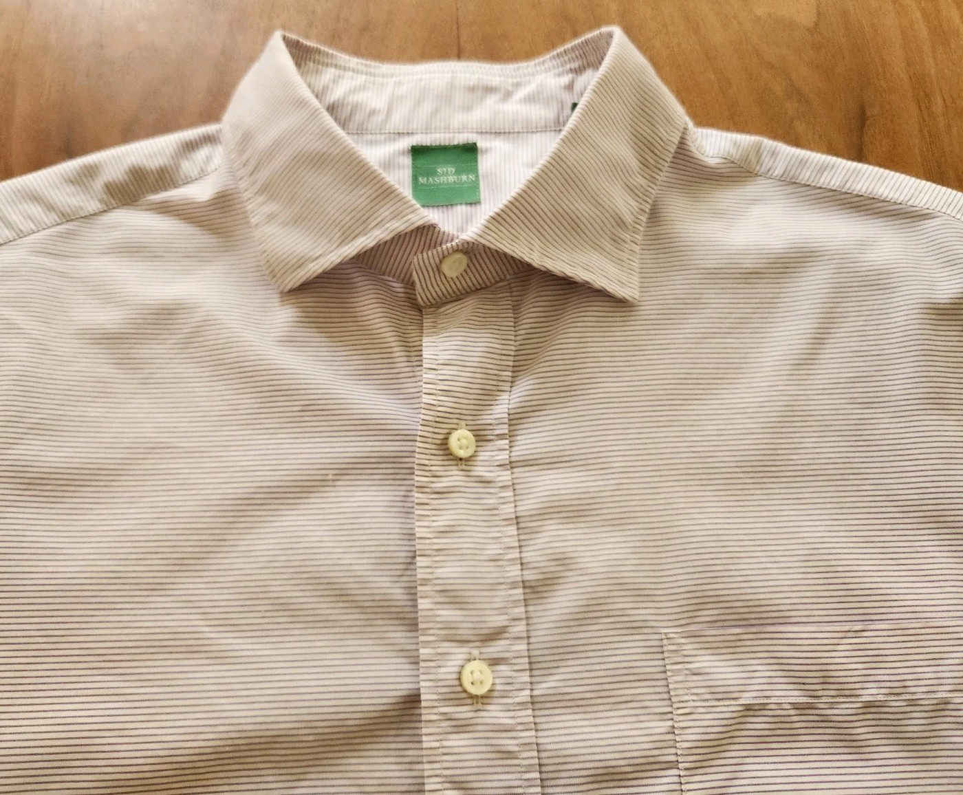 Sid Mashburn Button Down Long Sleeve Striped Shir… - image 1
