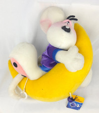 Depesche - Vintage Plüschtier - Diddl Spieluhr Mond + Etikett -  ca. 24 cm -042-