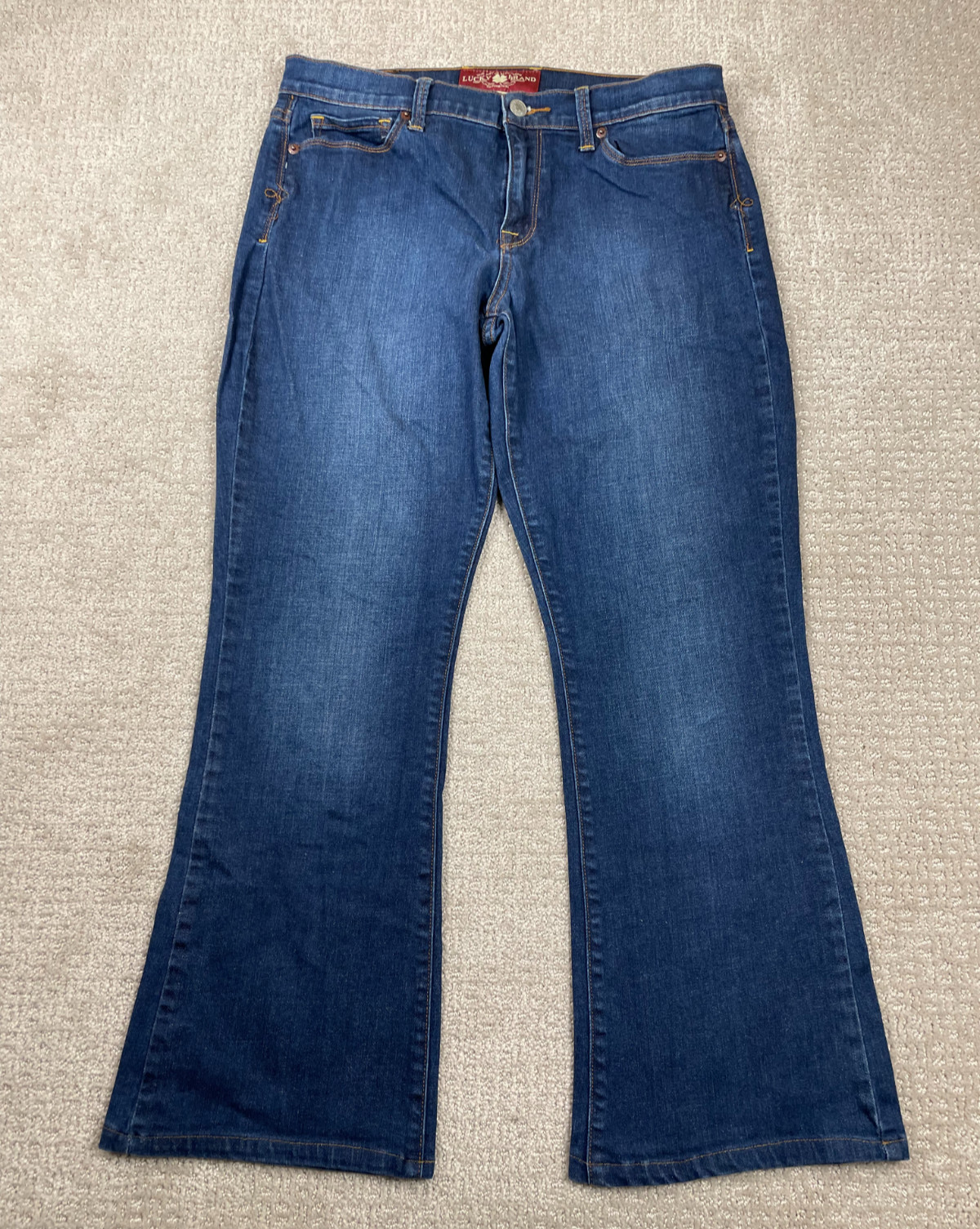 Lucky Brand Jeans Womens 12/31 Sofia Boot Cut Medium Wash Denim Stretch Cowgirl