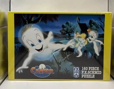 Casper the Friendly Ghost Spooky & Poil 160 Pieces Puzzle FX Schmid 1998 SEALED 