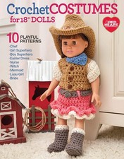 Crochet Costumes for 18' Dolls-10 Playful Patterns to Create the Perfect Out...