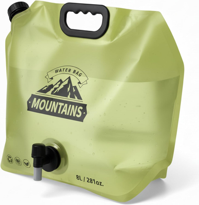 #ad Camping Water Container 2 Gallon Collapsible Water Jug with Spout Reusable BPA $17.88