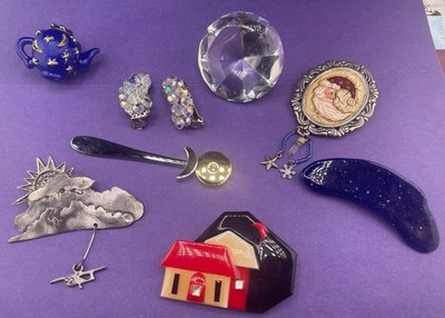 Grandmas Jewelry & Junk Drawer Lot Random Celestial Free Shipping
