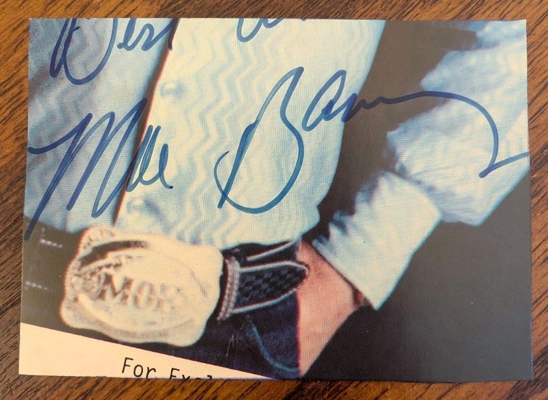 Moe Brandy Signed Cut Autograph - Free Shipping - 2.5x3.5 Inch