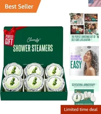 Relaxing Shower Steamers Aromatherapy Gift Set - 6 Menthol & Eucalyptus Tablets