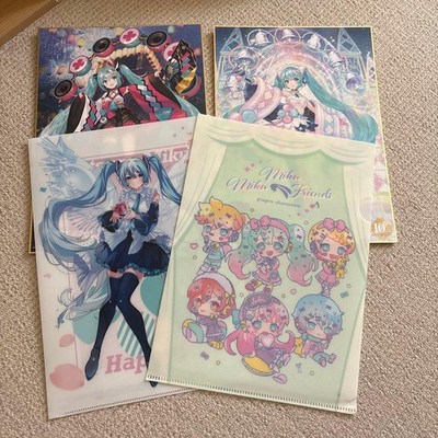 Hatsune Miku Clear File Magical Mirai 2020 Colored Paper Bulk Sale