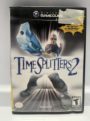 TimeSplitters 2 (Nintendo GameCube, 2002) CIB, Tested & Working