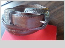 Onyx by Brighton Men's Leather Western Style Belt 36