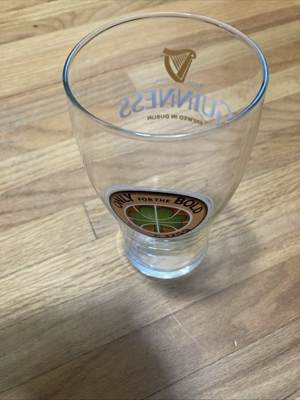 Libbey Guinness Only For The Bold Tulip Pint Beer Glass