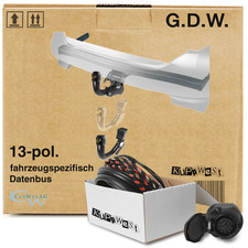 Für Audi A5 Limousine FU2 G.D.W. Anhängerkupplung abnehmbar & 13poliger E-Satz