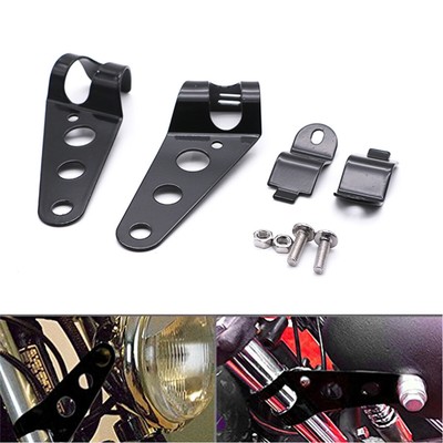 bicycle headlight fork mount