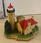 Harbour Lights Old Mackinac Mi #419 Vintage 1998 Box Coa Lighthouse A5204