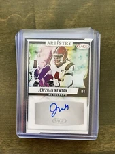 2024 SAGE HIT Low Series - Autographs Red #Art-JN2 Jerjuan Newton (AU, RC)