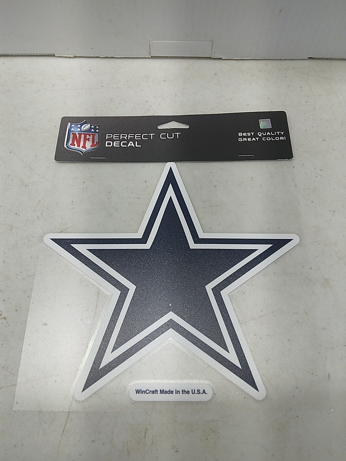 WinCraft Dallas Cowboys Aufkleber - Offizieller NFL Decal 10,2x10,2cm