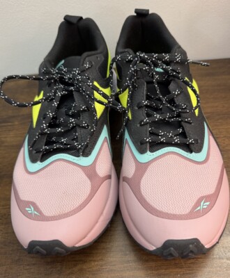 Reebok Lavante Trail 2 Running Shoes Women 9 Pink Teal BLK