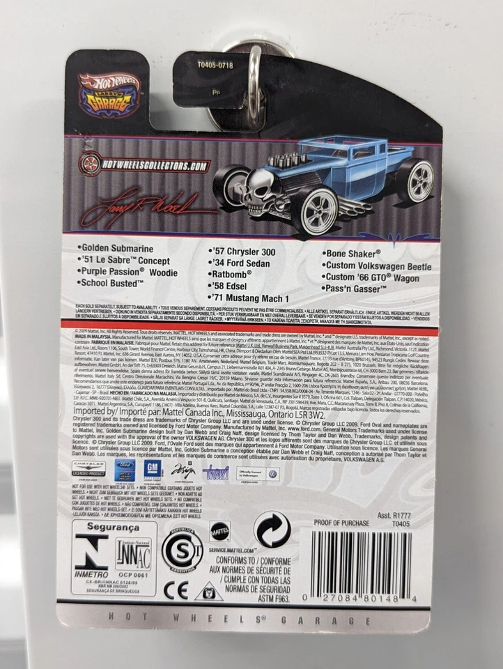 Rat Bomb - 2010 Hot Wheels Larry's Garage - Red Foto 3 de 3