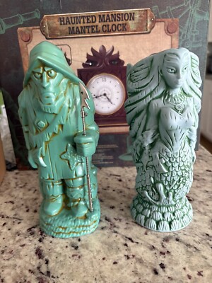 Pair of 2 Disney Cruise Treasure Haunted Mansion Parlor Tiki Mug 1st Edition