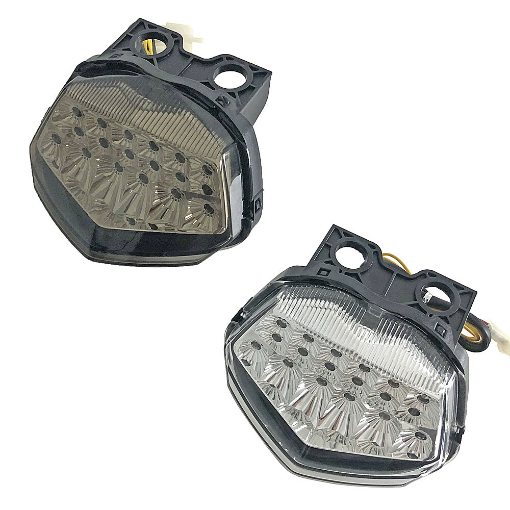 Smoke Integrated LED Taillight FOR KAWASAKI NINJA 250R 2008 2009-2012