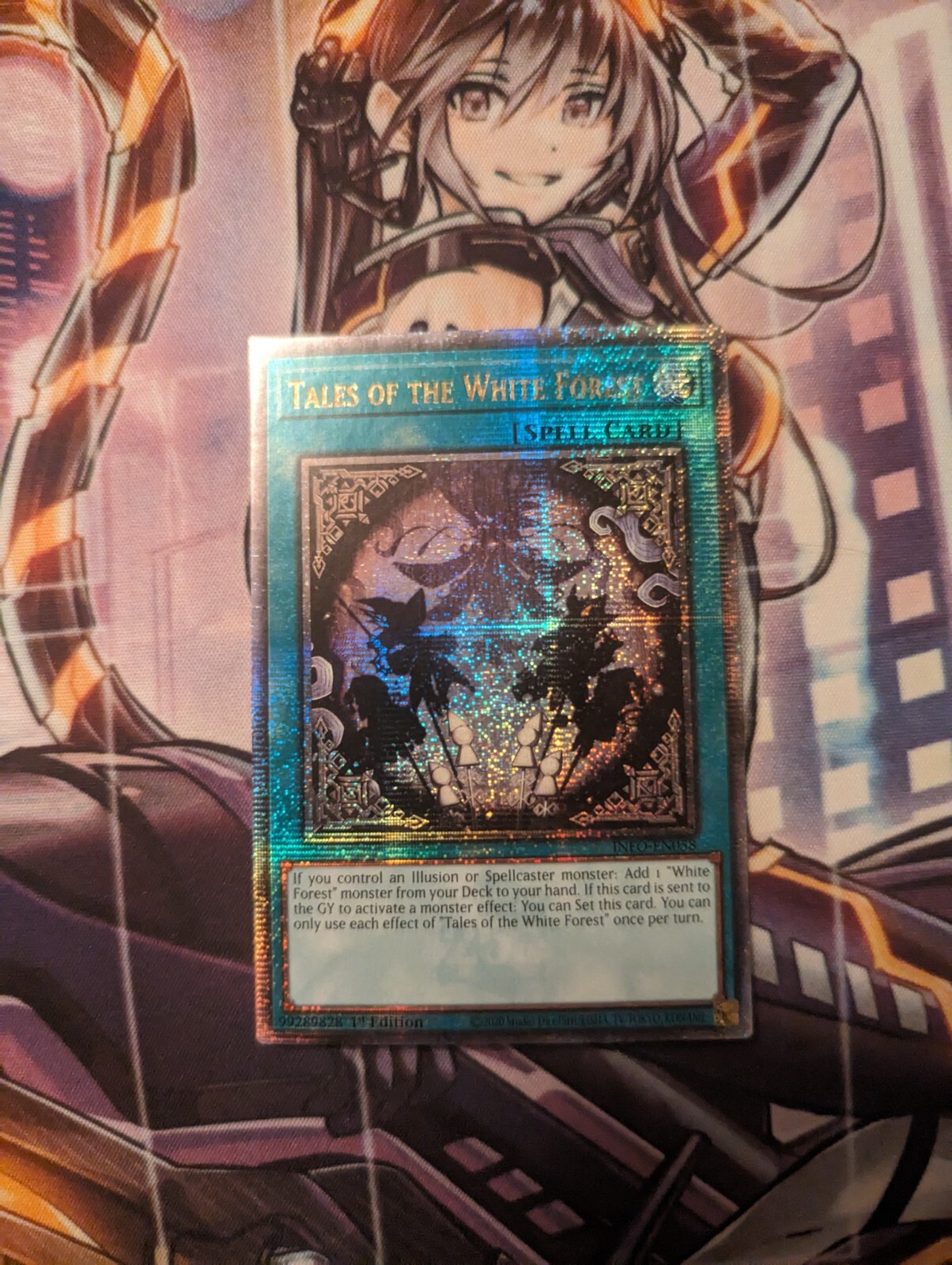 Yugioh! x1 Tales Of The White Forest Quarter Century Rare Infinite Forbidden