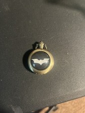 Steampunk Quartz Pocket Watch Batman Pendant UNTESTED
