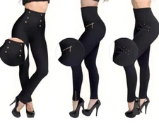 3 x JML Hollywood Pants.Black Leggings.Slimming Shape Wear. XS 6 & SMALL 8..£60+