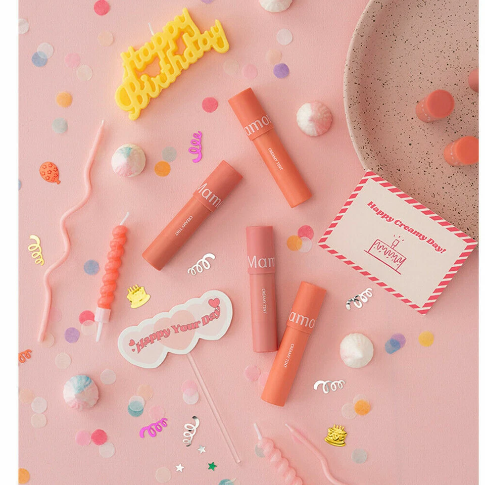 MAMONDE Creamy Tint Color Balm Chiffon Mini Set 7items [Mini Cake Edition] Foto 2 de 4