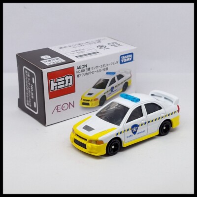 Tomica AEON 69 MITSUBISHI LANCER EVOLUTION IV South Africa Police