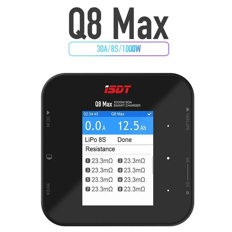 1000W 30A 1-8S Battery balanced Smart charger For Lilon LiPo LiHV - Image 3 of 4