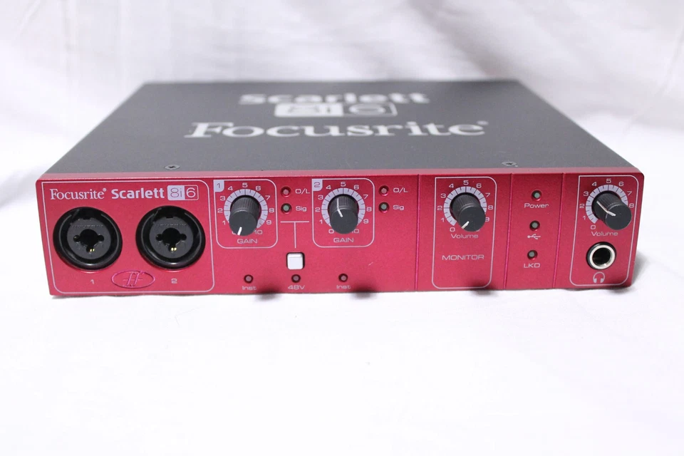 Focusrite Scarlett 8i6 1st Gen USB audio interface MIDI - Immagine 2 di 4