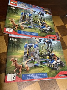 lego jurassic world raptor escape instructions