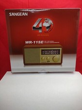 Sangean WR-11SE AM/FM Wooden Cabinet Receiver "40th Anniversary" Collectible. G