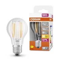 Osram E27 Led Superstar Filament Klar Dimmbar GlüHlampenform 9W = 75W Warmweiß