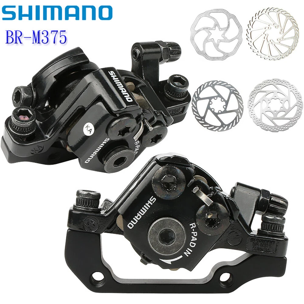 Shimano BR M375 Mechanical Disc Brakes Caliper Front Rear