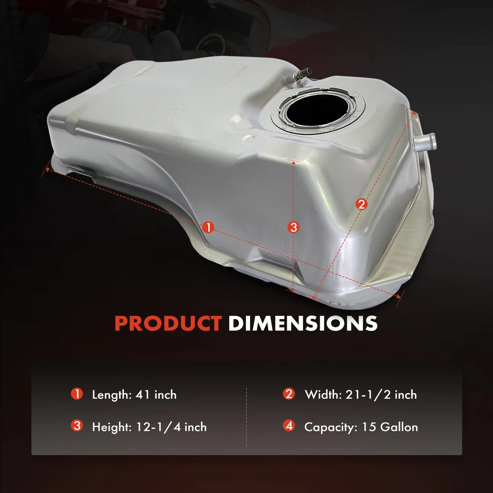 15 Gallons Fuel Tank for Ford Escape 2005-2007 Mercury Mariner 2006-2007 L4 2.3L - Image 4 of 4