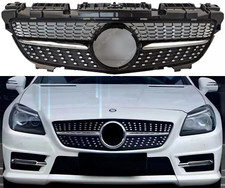 For Benz SLK-Class R172 SLK55 AMG Style SLK200 Front Bumper Grille for 2011-2016