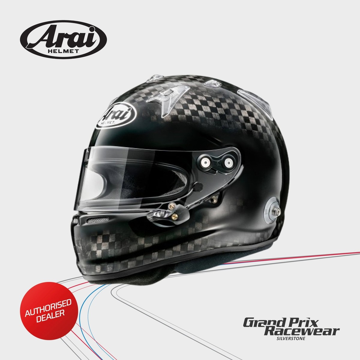 Arai GP-7 SRC Carbon Helmet Inc Vents Spoiler Kit FIA 8860