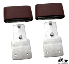 Blevins Type Quick Change 2-1/2" Biothane Covered Vertical Stirrup Buckles K-S