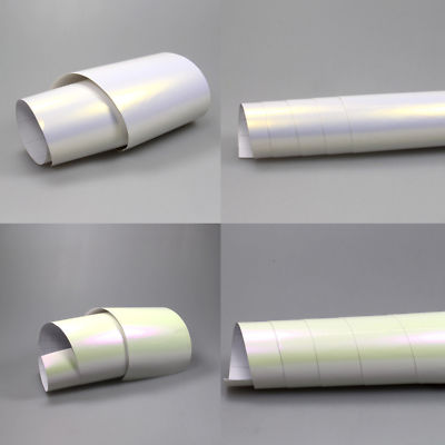 12,49 /m² Perlmutt Folie PEARL Effect WEISS Auto Folie BLASENFREI 3D Autofolie